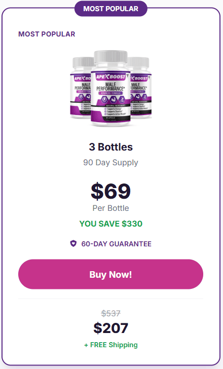 apex boost 3 bottles price