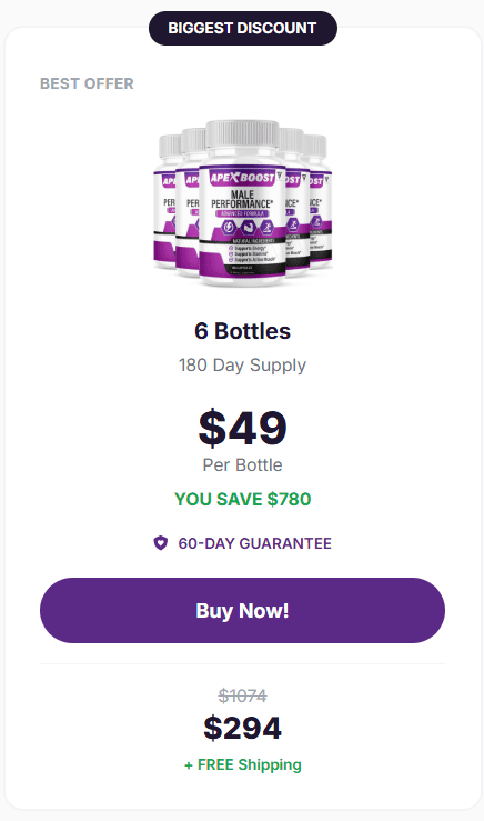 apex boost 6 bottles price